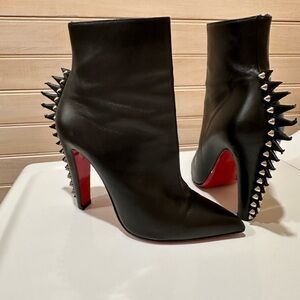 Christain Louboutin Spiked Booties